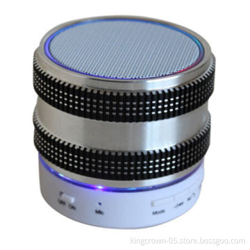 Portable speaker with Bluetooth, fashionable design with light